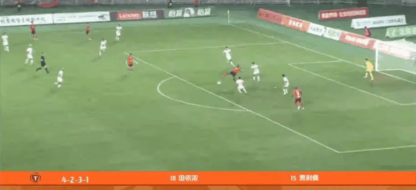 中甲半场：安以恩破门，辽宁铁人1-0青岛红狮